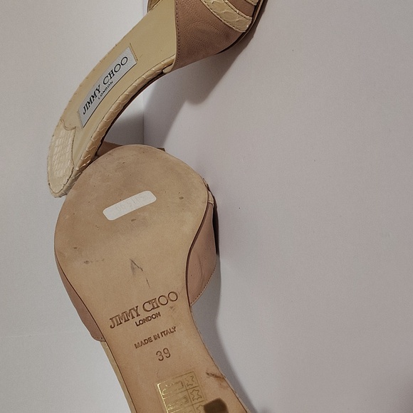 Jimmy Choo Tan and Cream Women's Heels $120. Sale !! $80 - Picture 4 of 5